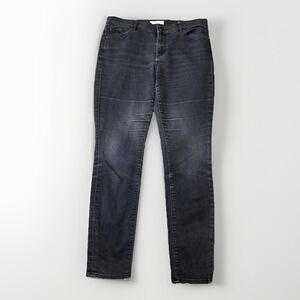 Loft Womens Size‎ 29/8 Skinny Jeans High Rise Black 30x26.5